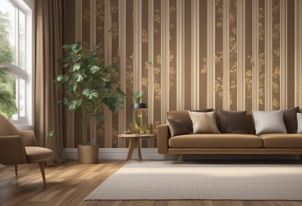 Brown wallpaper designs can add warmth, depth, and sophistication to any space.